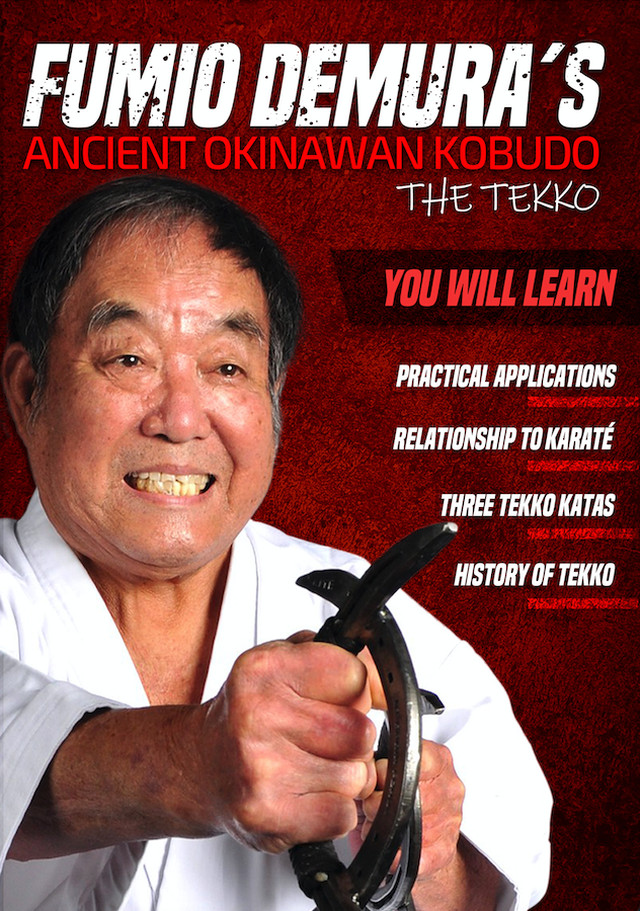 DVD cover of Sensei Demura with the tekko